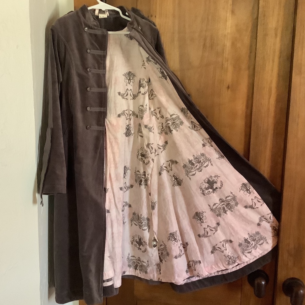Jottum 10 US 140 Euro Jacket coat Dutch boutique Rembrandt Victorian velvet $450